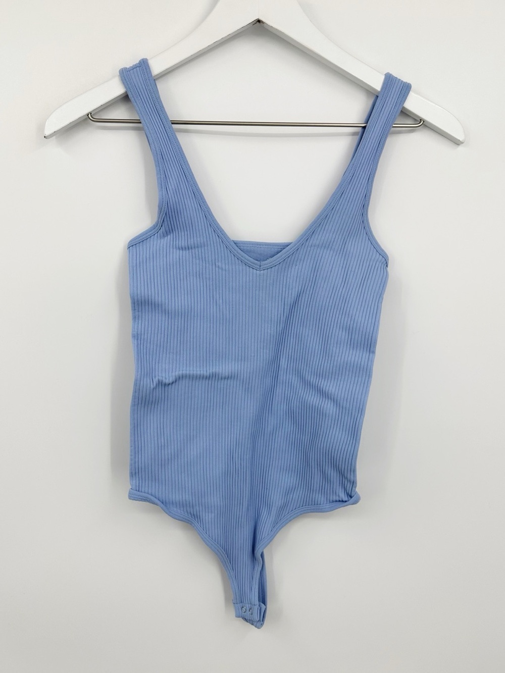Intimately Free People Blue Seamless Bodysuit Size XS Boho